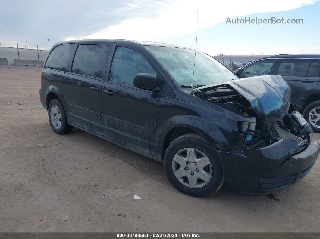 2009 Dodge Grand Caravan Se Black vin: 2D8HN44E19R636769