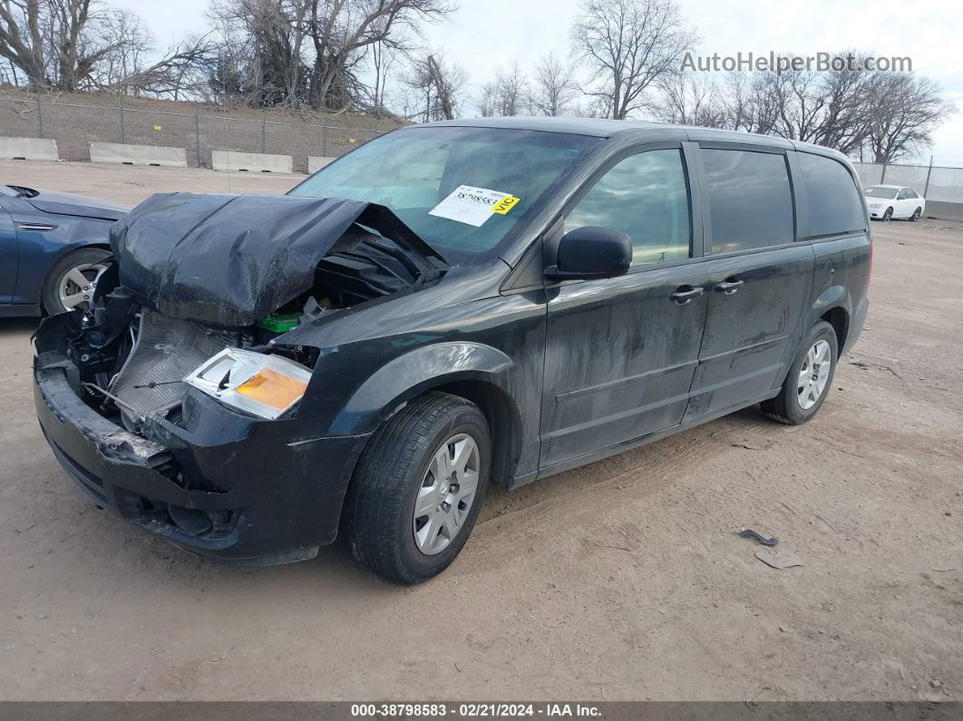 2009 Dodge Grand Caravan Se Black vin: 2D8HN44E19R636769