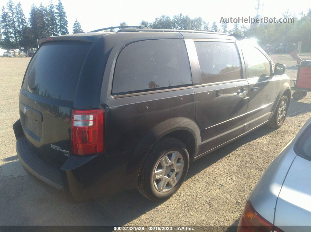 2009 Dodge Grand Caravan Se Black vin: 2D8HN44E29R545090