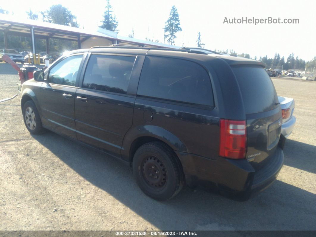 2009 Dodge Grand Caravan Se Black vin: 2D8HN44E29R545090