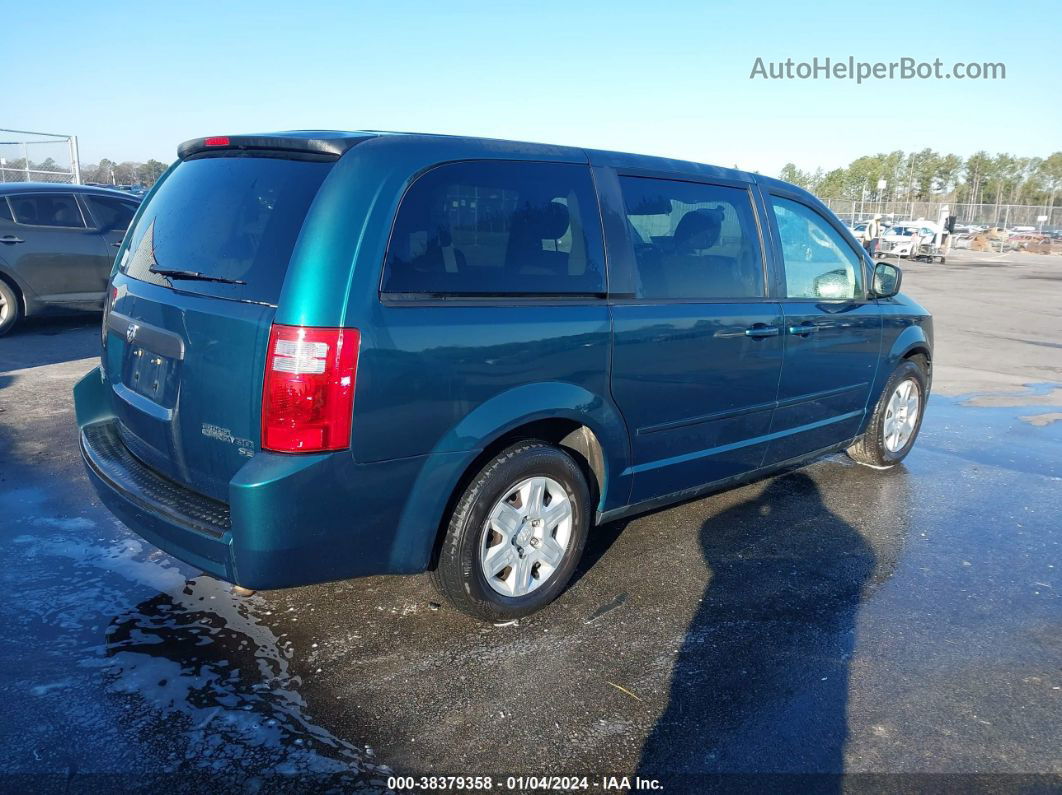 2009 Dodge Grand Caravan Se Green vin: 2D8HN44E29R636781