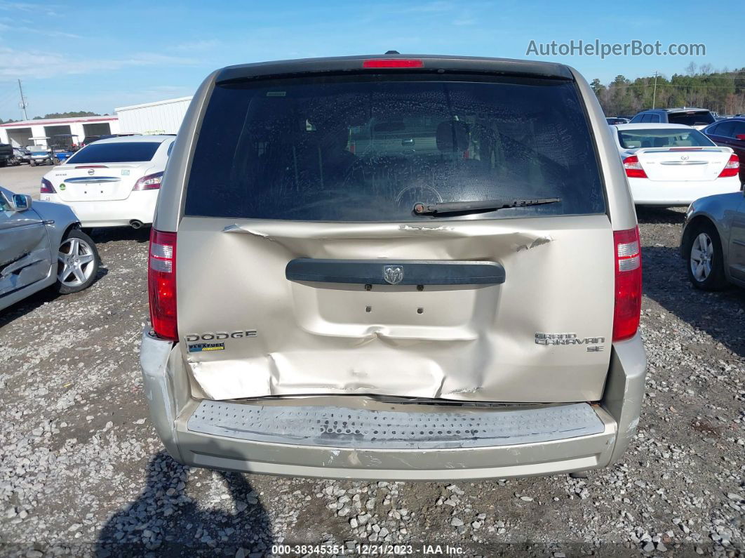 2009 Dodge Grand Caravan Se Beige vin: 2D8HN44E39R534437