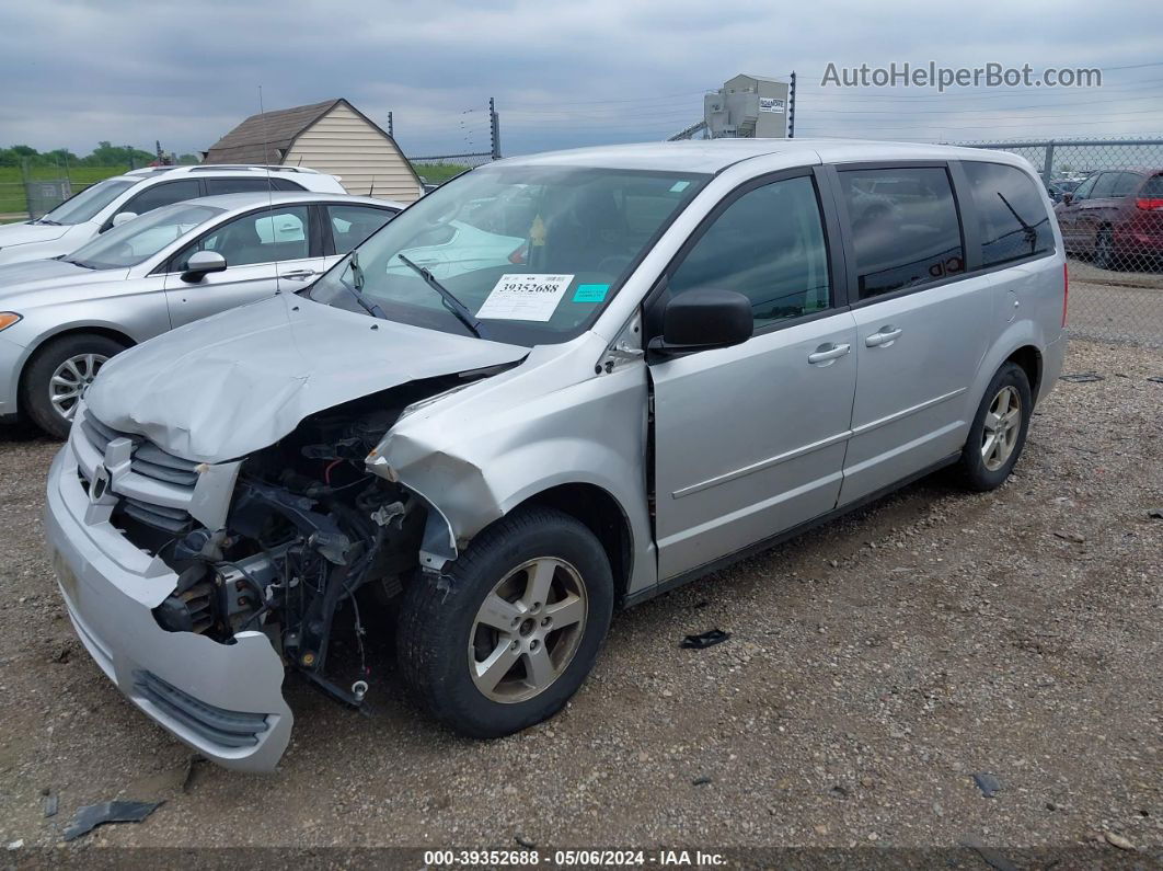 2009 Dodge Grand Caravan Se Silver vin: 2D8HN44E39R600548