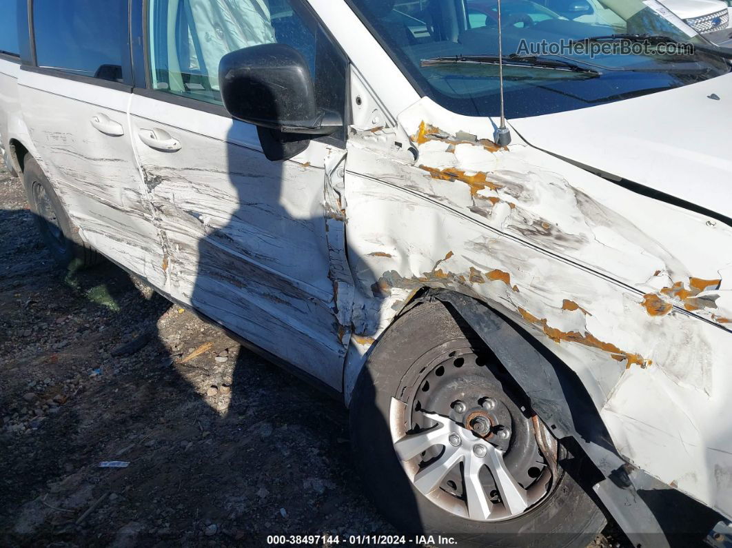 2009 Dodge Grand Caravan Se White vin: 2D8HN44E39R624669