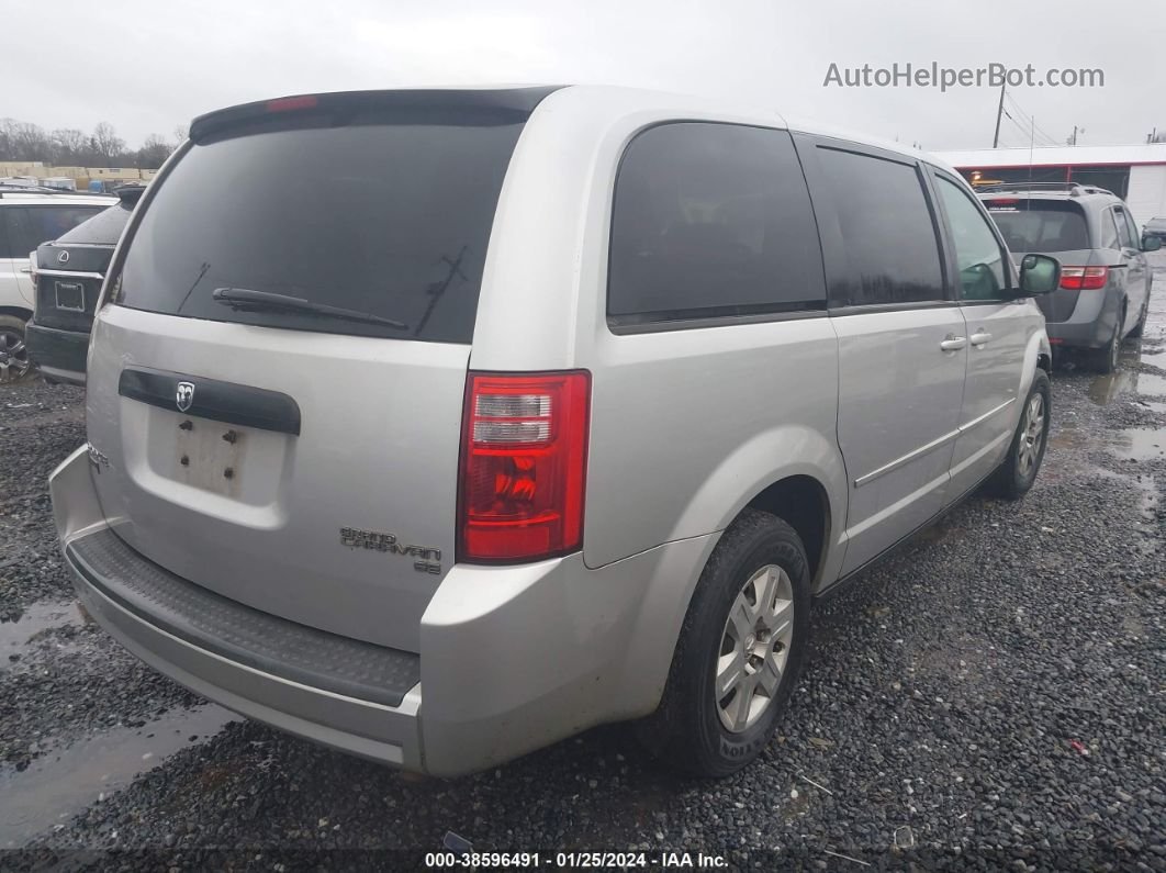 2009 Dodge Grand Caravan Se Silver vin: 2D8HN44E49R581461