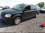 2009 Dodge Grand Caravan Se Black vin: 2D8HN44E49R666672