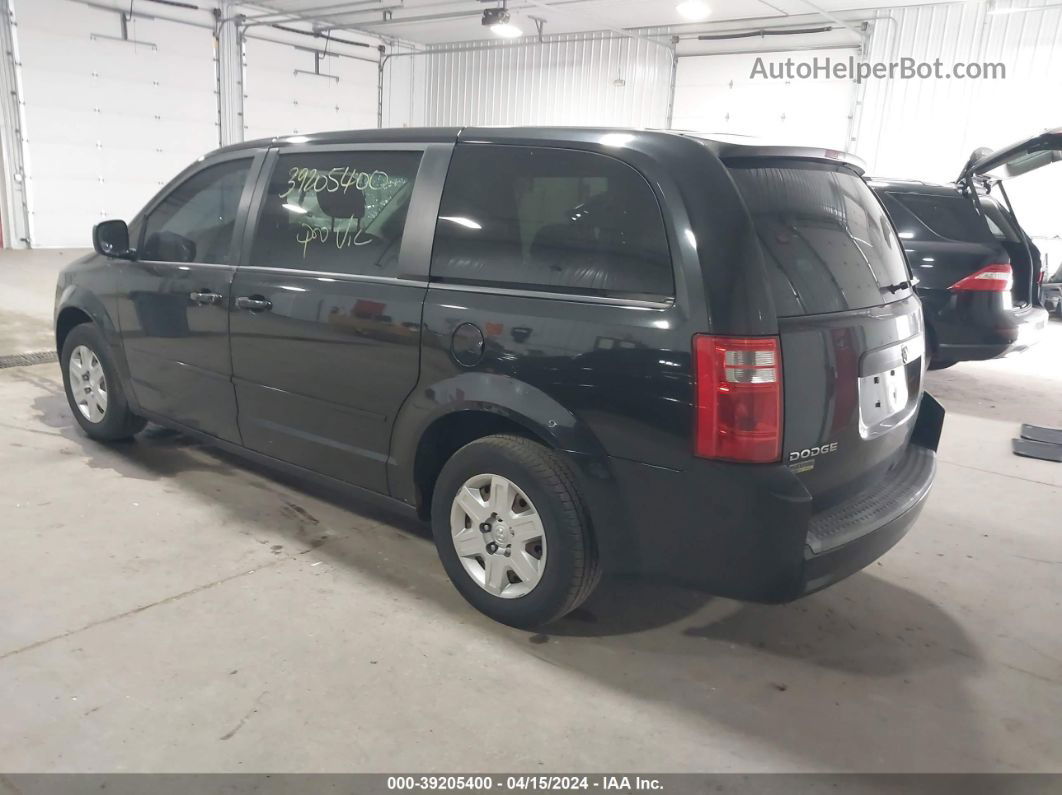 2009 Dodge Grand Caravan Se Black vin: 2D8HN44E49R694262