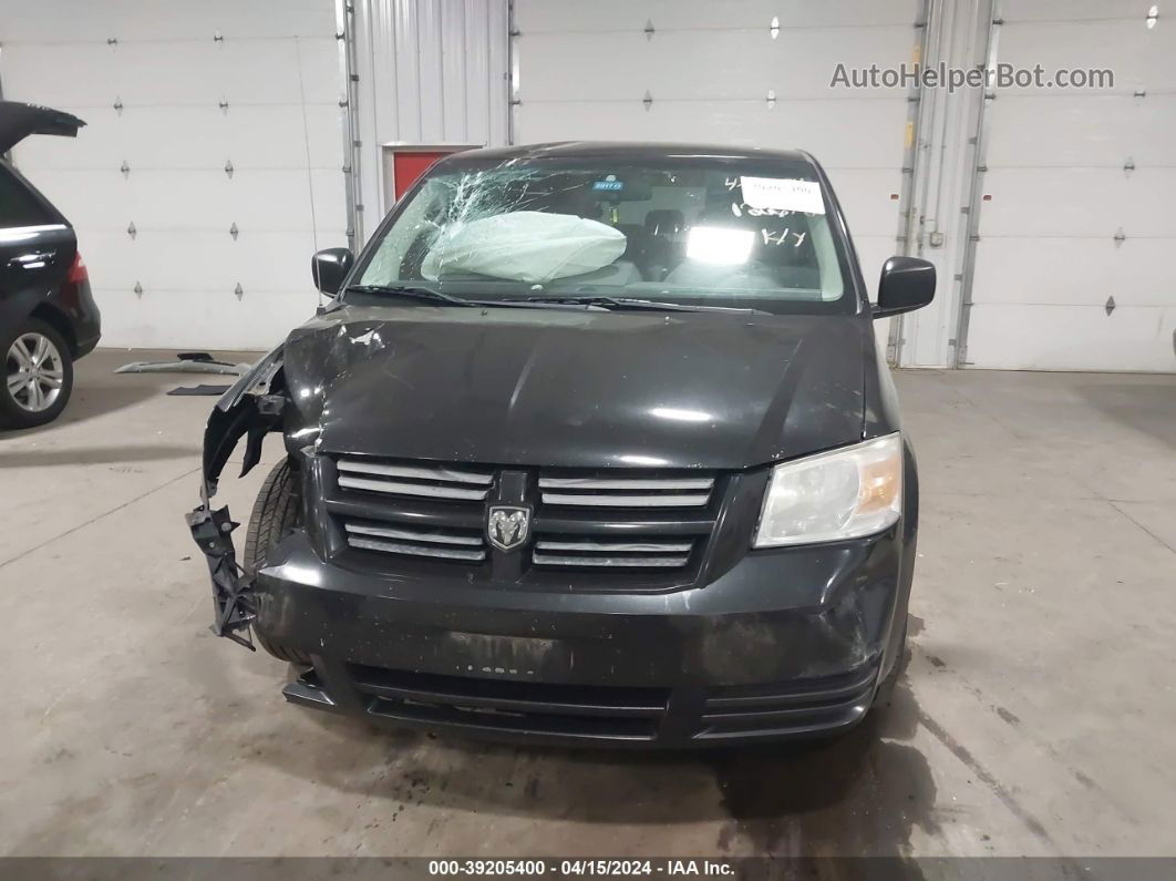 2009 Dodge Grand Caravan Se Черный vin: 2D8HN44E49R694262