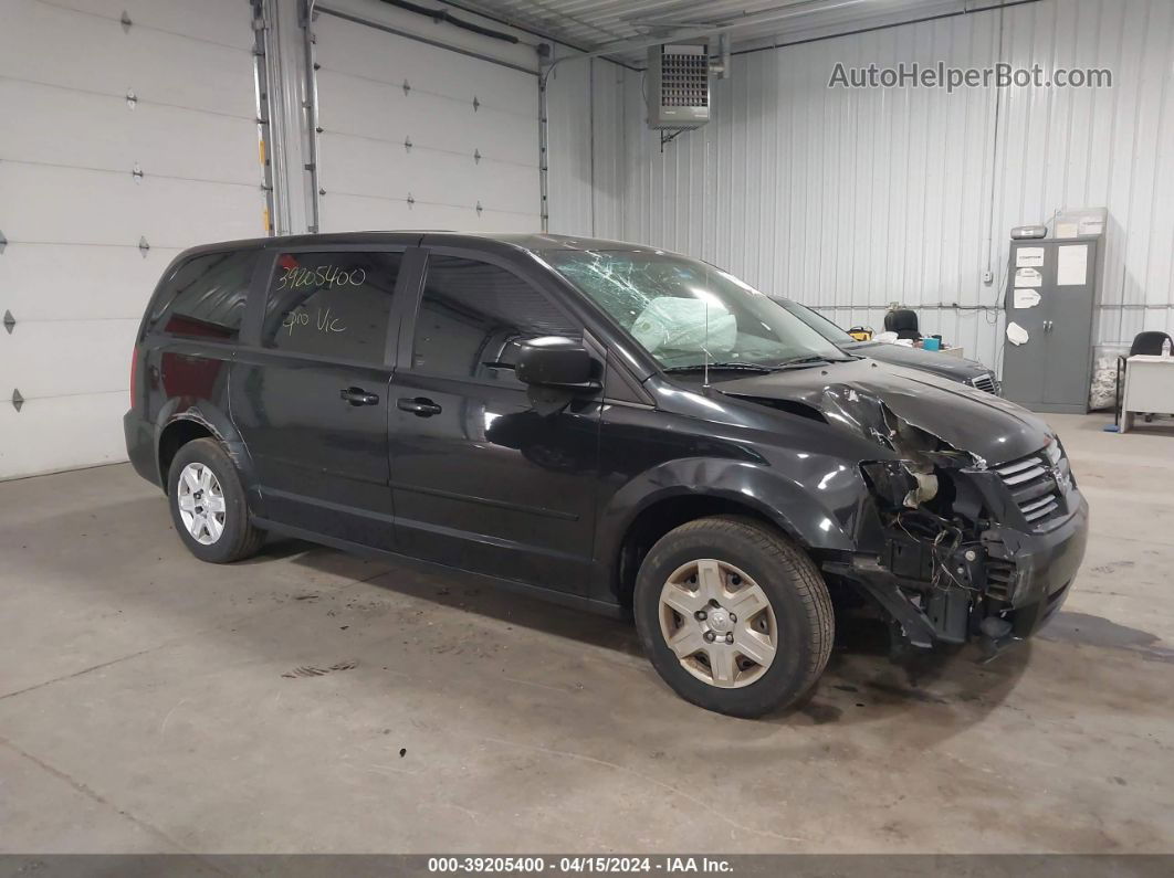 2009 Dodge Grand Caravan Se Черный vin: 2D8HN44E49R694262