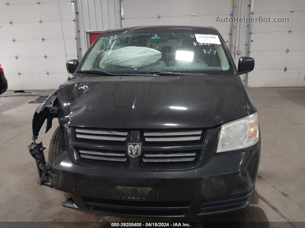 2009 Dodge Grand Caravan Se Черный vin: 2D8HN44E49R694262