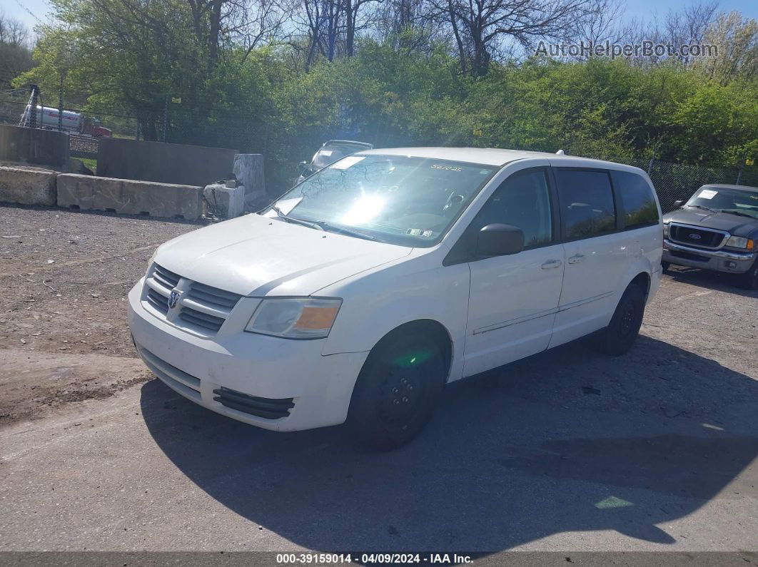 2009 Dodge Grand Caravan Se Белый vin: 2D8HN44E59R561025