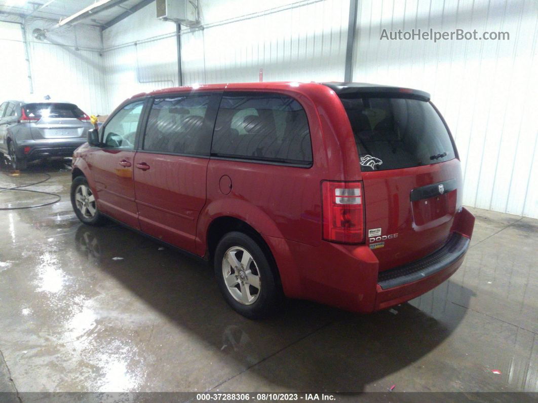 2009 Dodge Grand Caravan Se Красный vin: 2D8HN44E69R602388