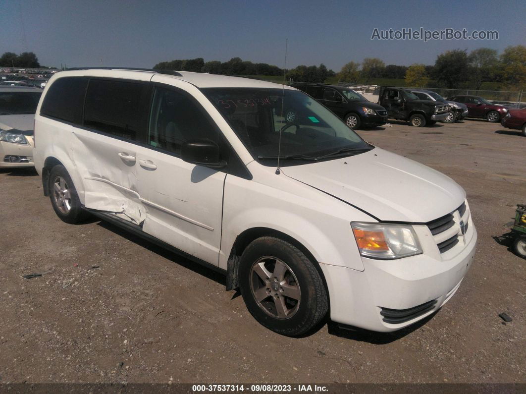 2009 Dodge Grand Caravan Se White vin: 2D8HN44E79R518967