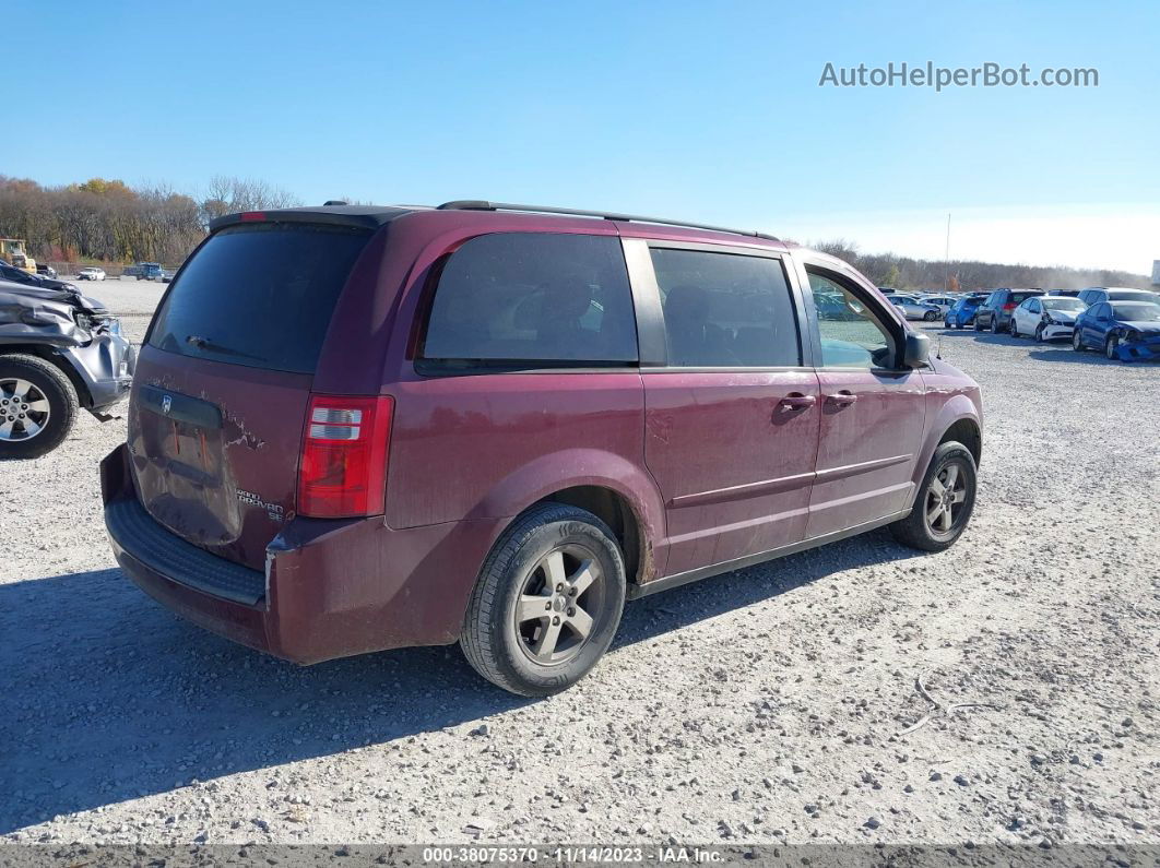 2009 Dodge Grand Caravan Se Purple vin: 2D8HN44E79R522940