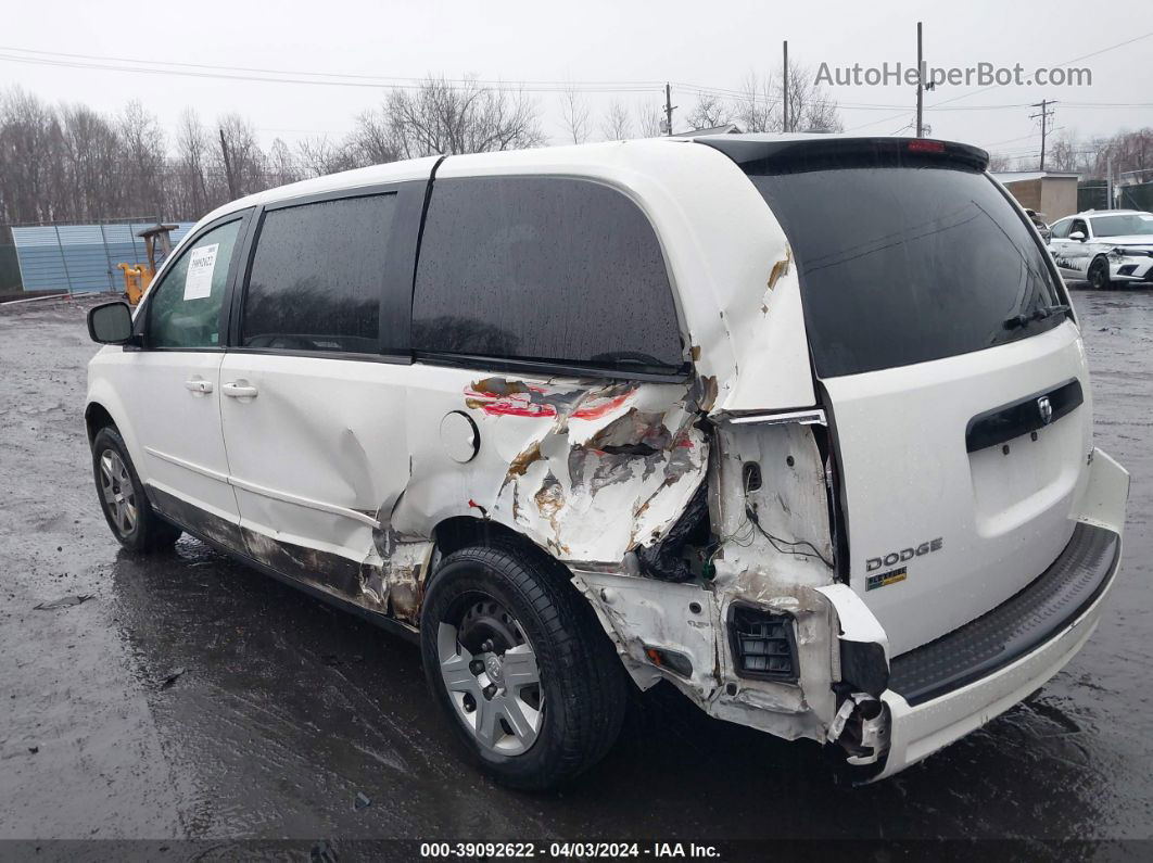 2009 Dodge Grand Caravan Se Белый vin: 2D8HN44E79R531413