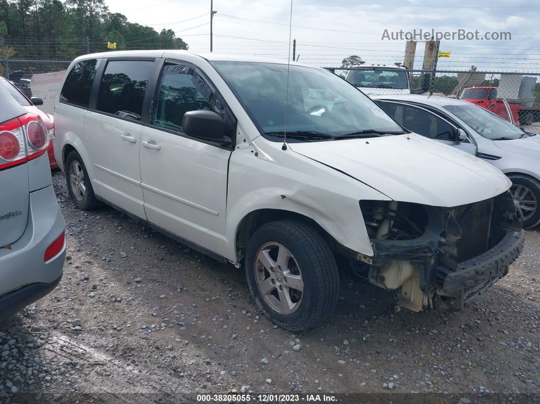 2009 Dodge Grand Caravan Se White vin: 2D8HN44E79R578442