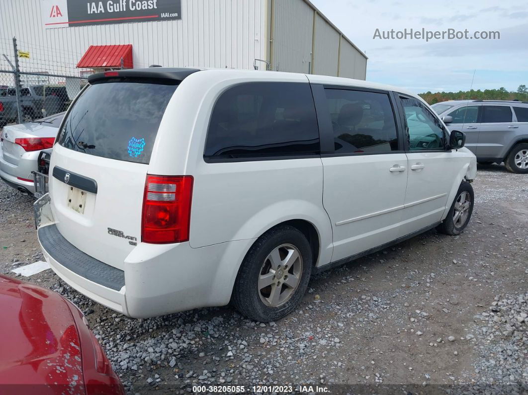 2009 Dodge Grand Caravan Se White vin: 2D8HN44E79R578442