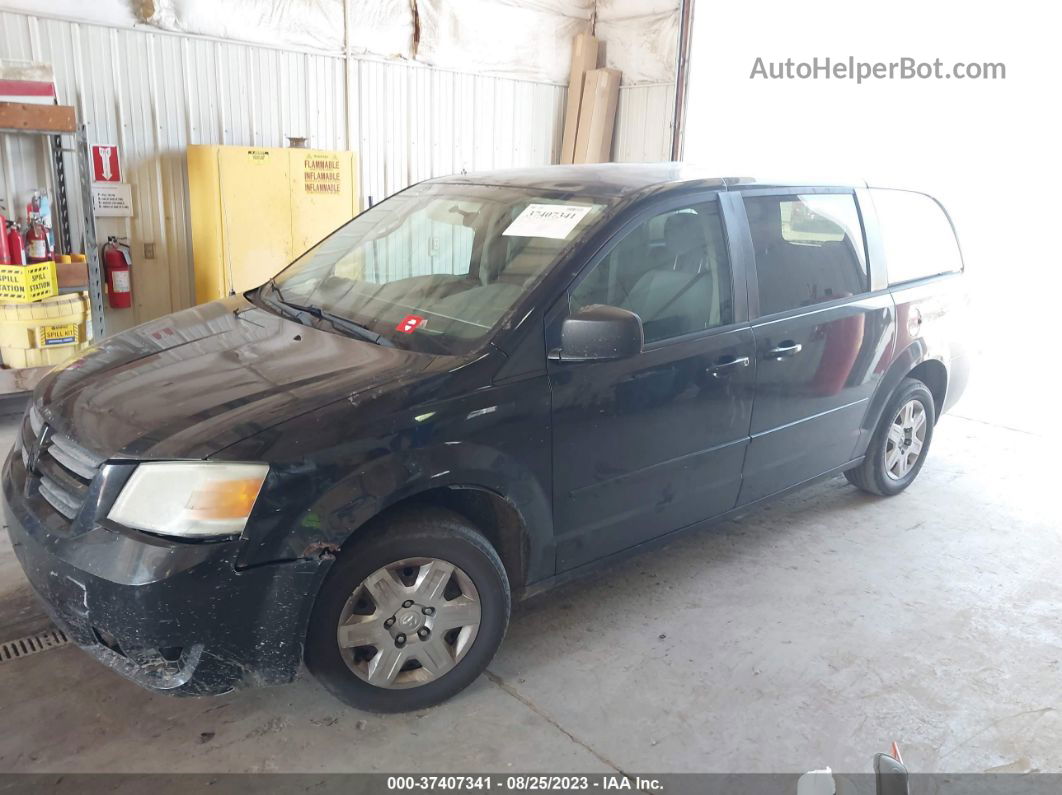 2009 Dodge Grand Caravan Se Black vin: 2D8HN44E79R587027