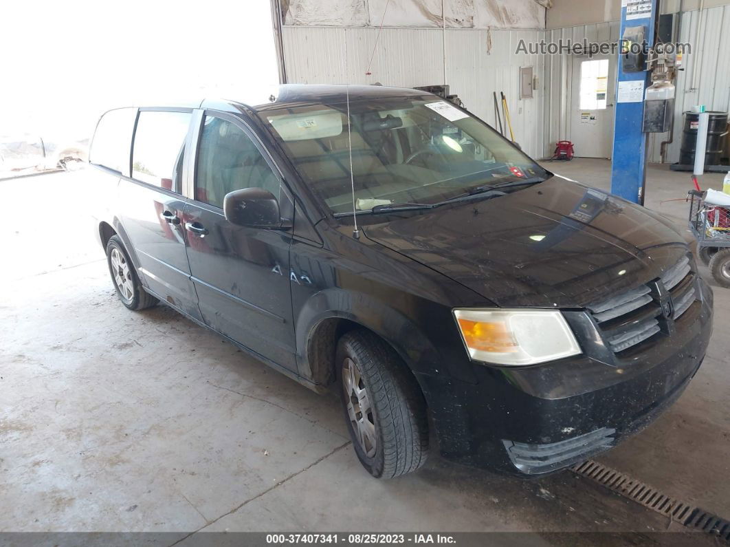 2009 Dodge Grand Caravan Se Black vin: 2D8HN44E79R587027