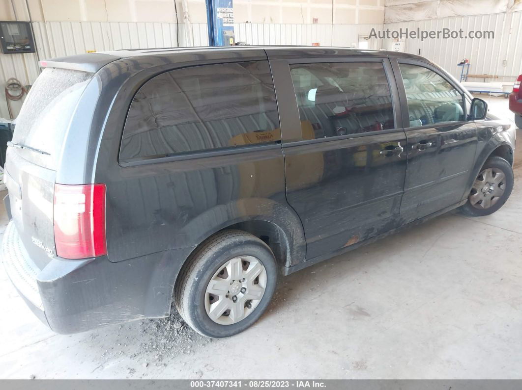 2009 Dodge Grand Caravan Se Black vin: 2D8HN44E79R587027