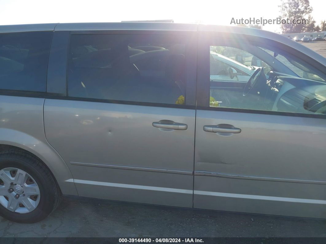 2009 Dodge Grand Caravan Se Бежевый vin: 2D8HN44E79R636467