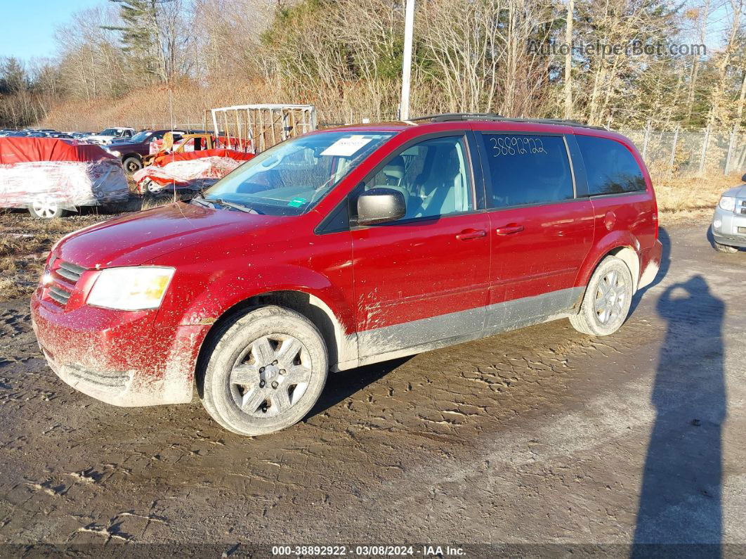 2009 Dodge Grand Caravan Se Красный vin: 2D8HN44E79R677763