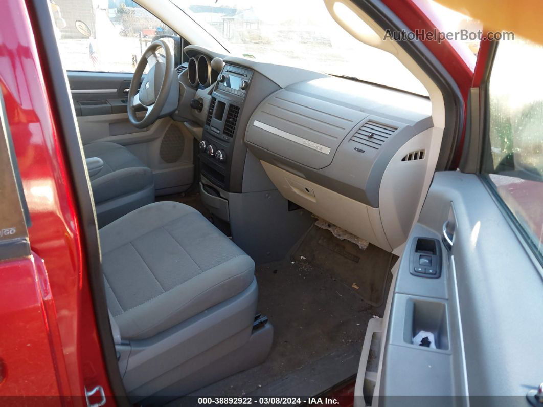 2009 Dodge Grand Caravan Se Красный vin: 2D8HN44E79R677763