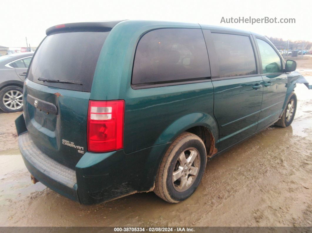 2009 Dodge Grand Caravan Se Green vin: 2D8HN44E89R548706