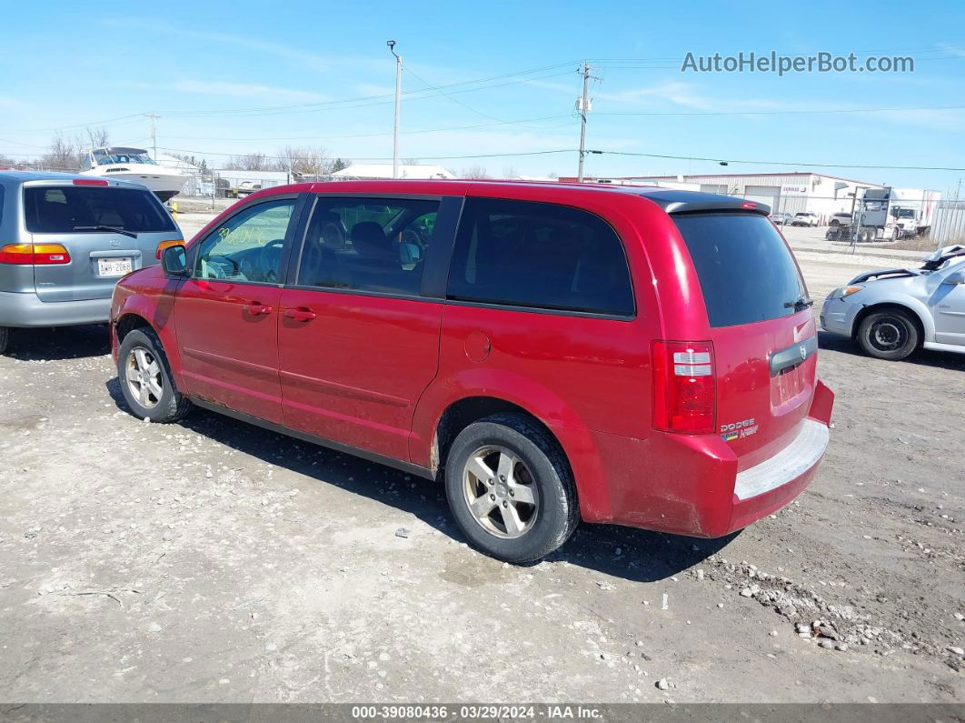 2009 Dodge Grand Caravan Se Красный vin: 2D8HN44E99R593573