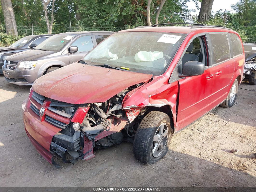 2009 Dodge Grand Caravan Se Красный vin: 2D8HN44E99R653707