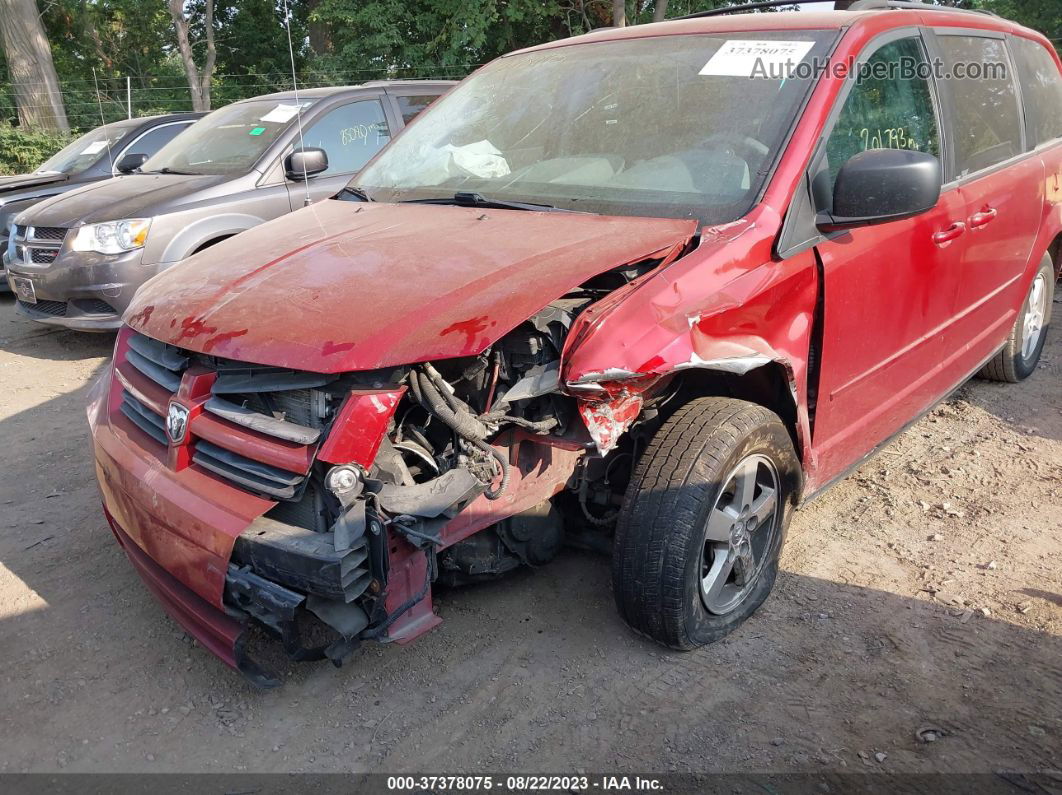 2009 Dodge Grand Caravan Se Красный vin: 2D8HN44E99R653707