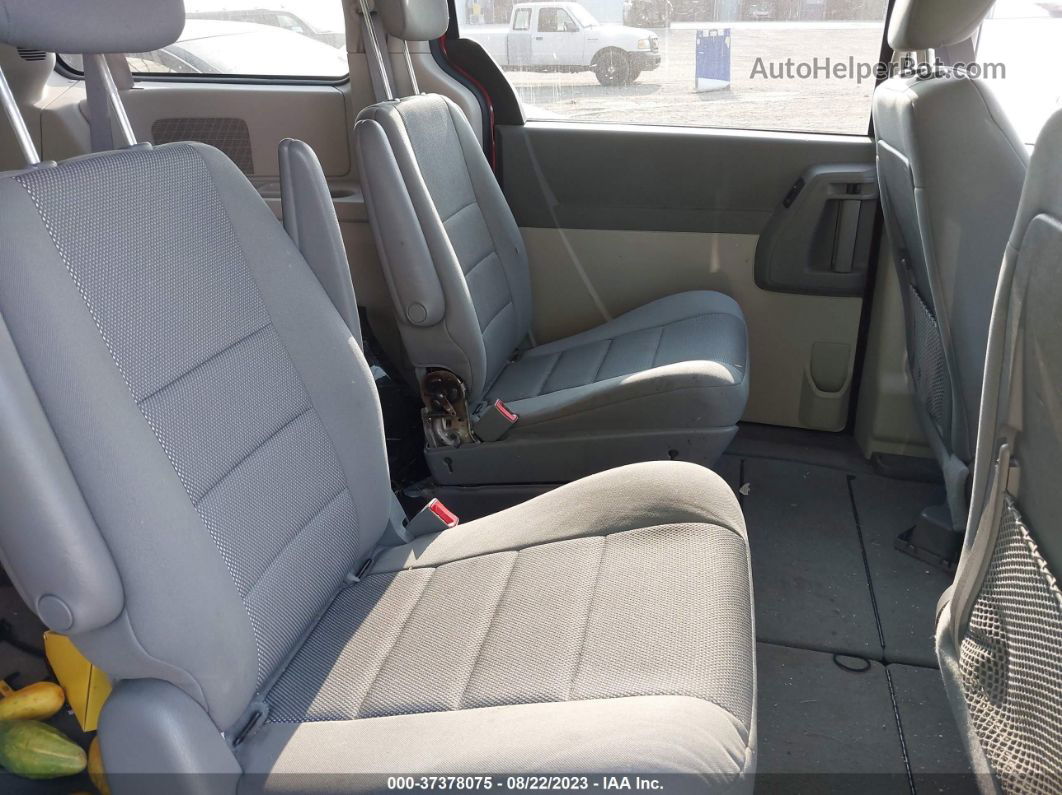 2009 Dodge Grand Caravan Se Красный vin: 2D8HN44E99R653707