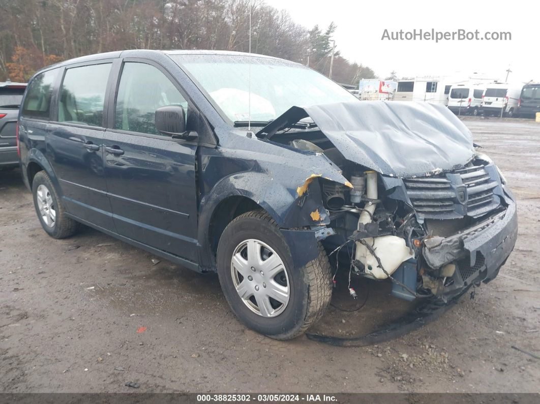 2009 Dodge Grand Caravan Se Blue vin: 2D8HN44E99R659295