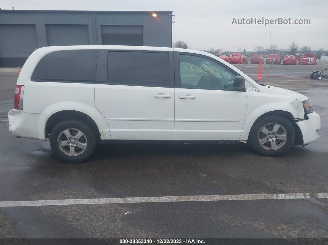 2009 Dodge Grand Caravan Se White vin: 2D8HN44EX9R576149