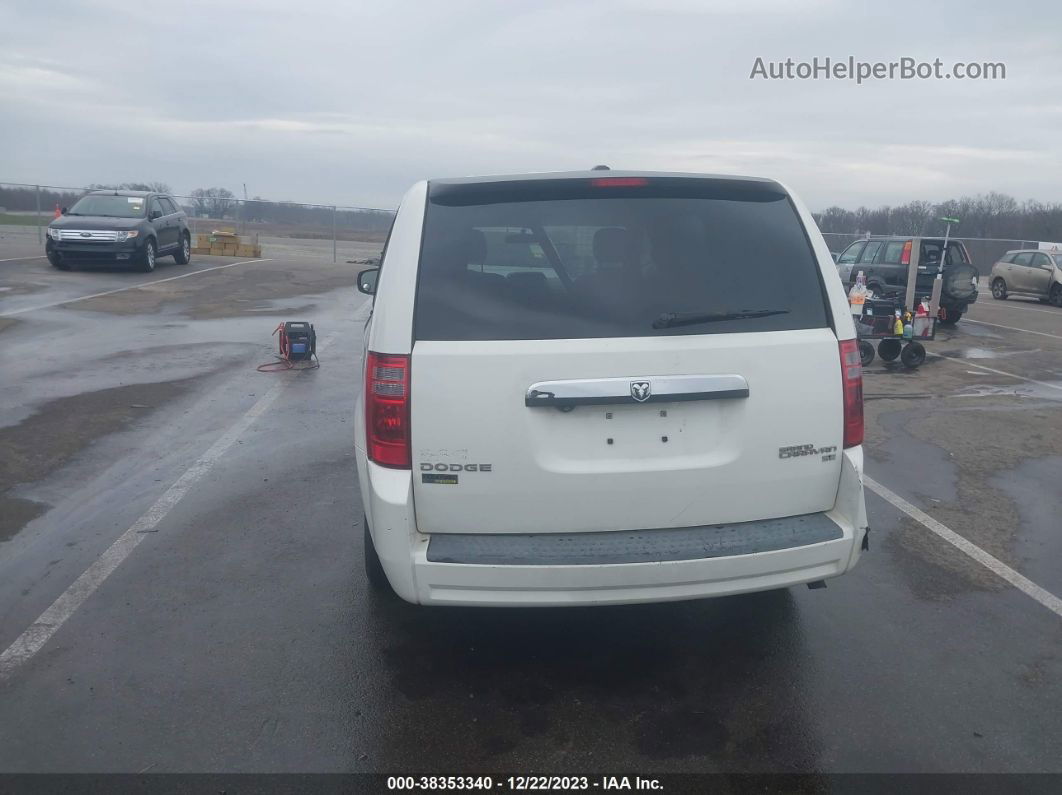 2009 Dodge Grand Caravan Se White vin: 2D8HN44EX9R576149