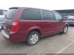 2009 Dodge Grand Caravan Se Maroon vin: 2D8HN44EX9R607691