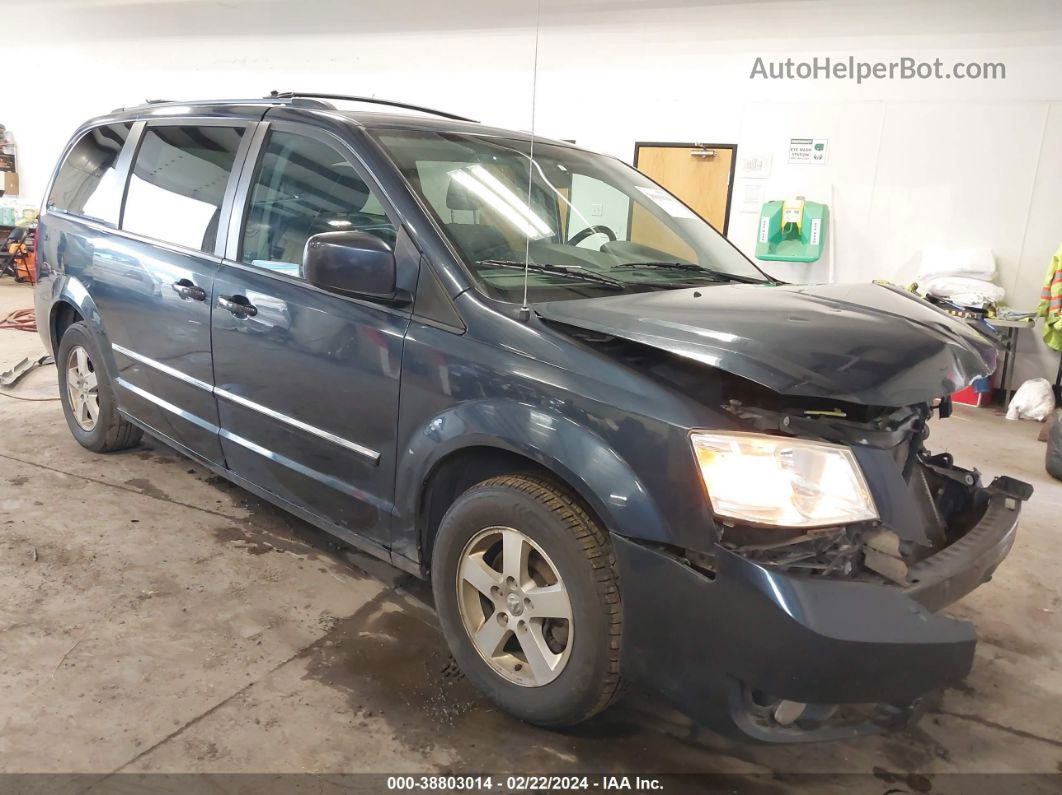 2009 Dodge Grand Caravan Sxt Синий vin: 2D8HN54119R601989