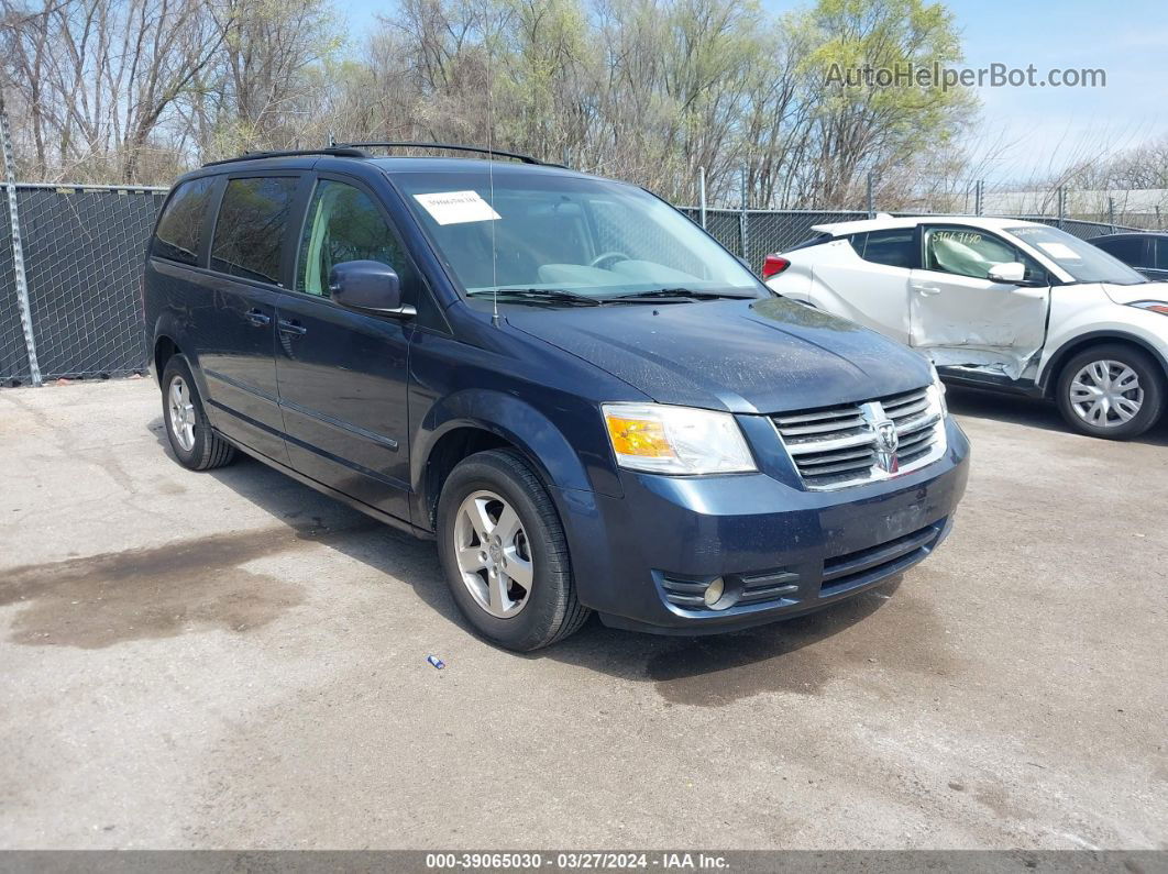 2009 Dodge Grand Caravan Sxt Dark Blue vin: 2D8HN54119R626942