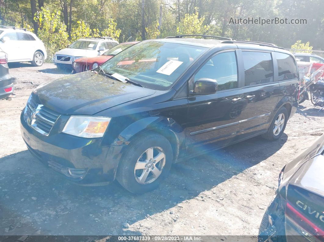 2009 Dodge Grand Caravan Sxt Black vin: 2D8HN54129R519916