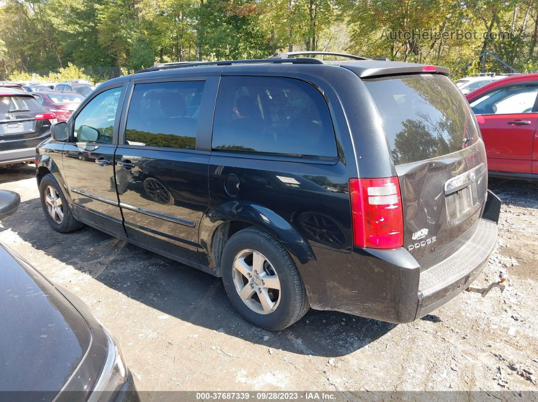 2009 Dodge Grand Caravan Sxt Black vin: 2D8HN54129R519916