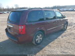 2009 Dodge Grand Caravan Sxt Burgundy vin: 2D8HN54129R626898