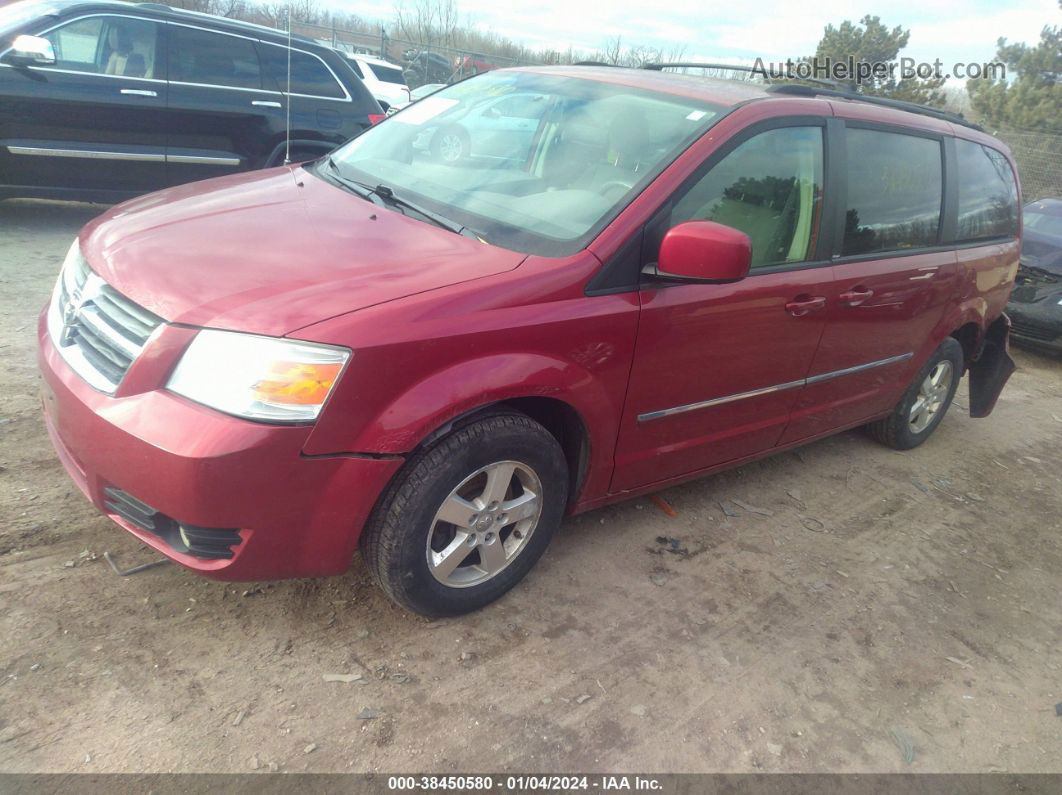 2009 Dodge Grand Caravan Sxt Красный vin: 2D8HN54129R657617