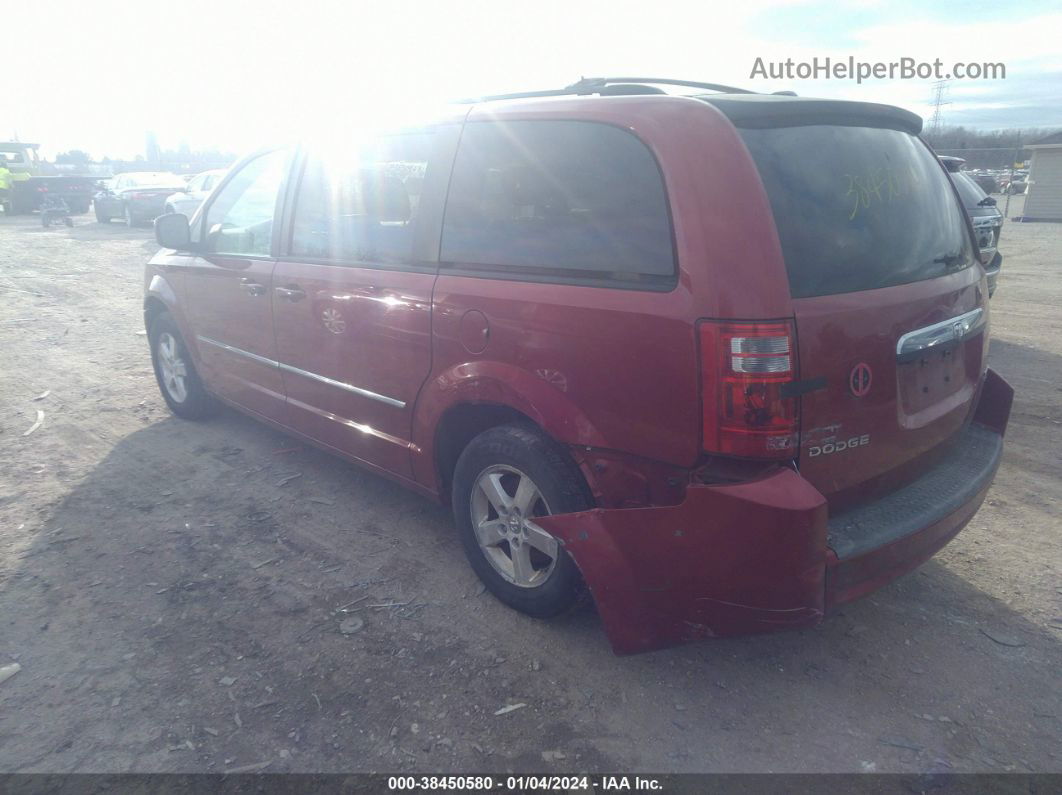 2009 Dodge Grand Caravan Sxt Red vin: 2D8HN54129R657617