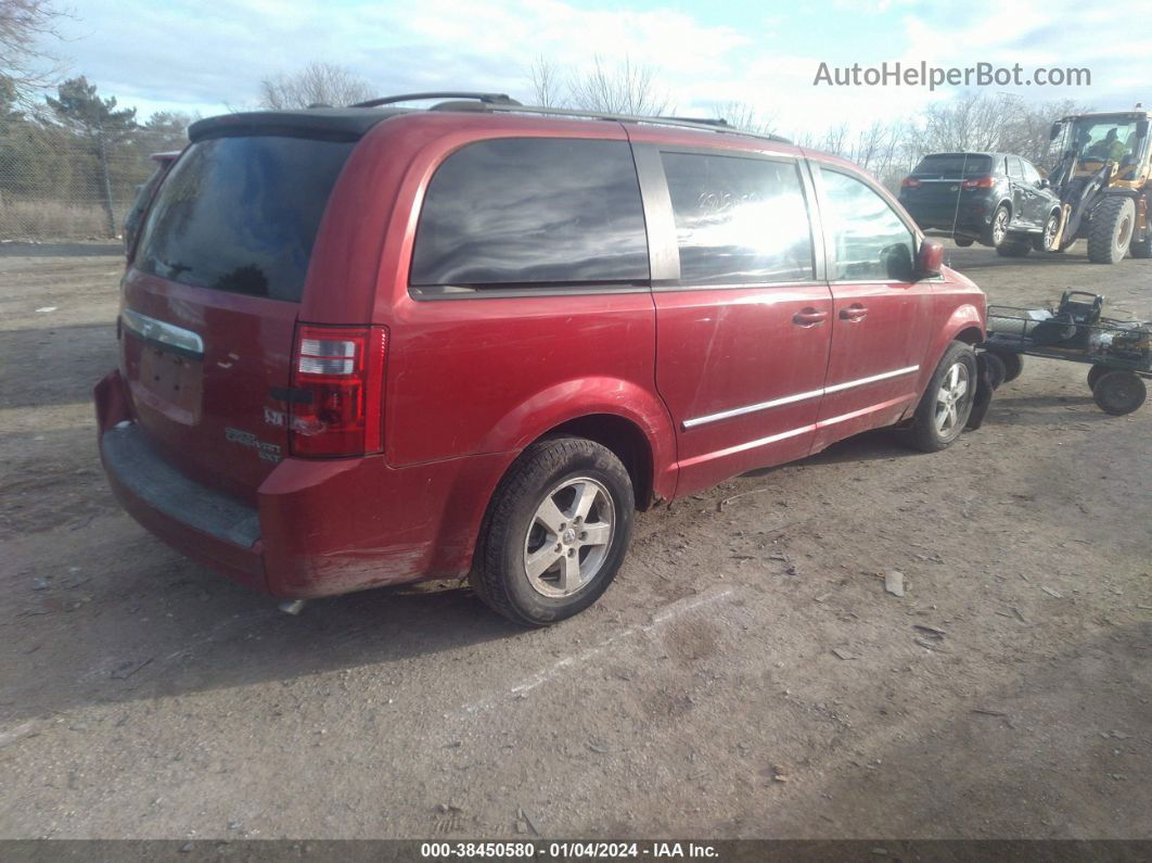 2009 Dodge Grand Caravan Sxt Red vin: 2D8HN54129R657617