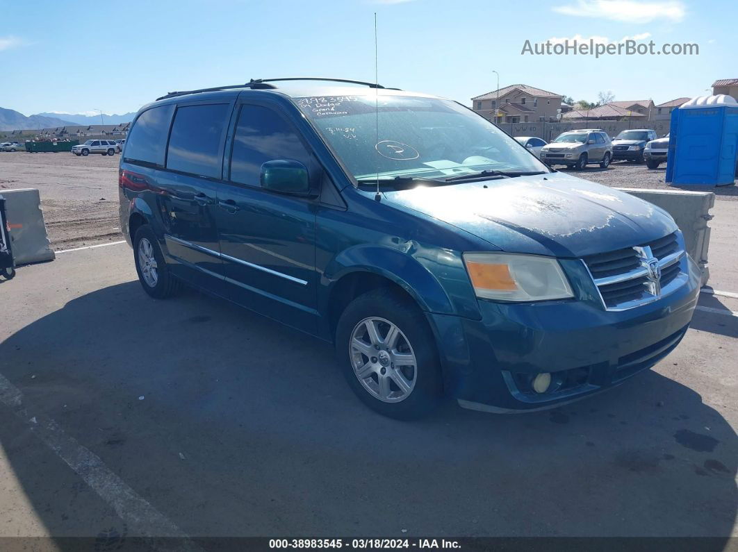 2009 Dodge Grand Caravan Sxt Green vin: 2D8HN54129R680363