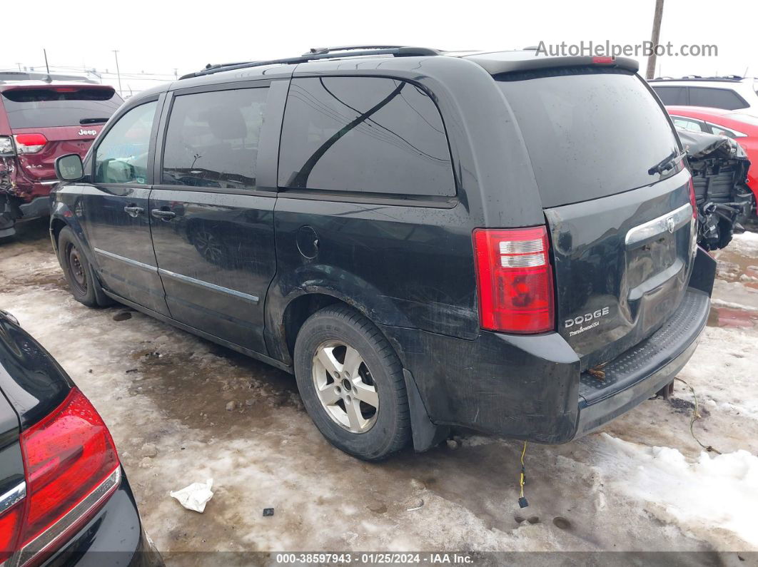 2009 Dodge Grand Caravan Sxt Black vin: 2D8HN54139R687578