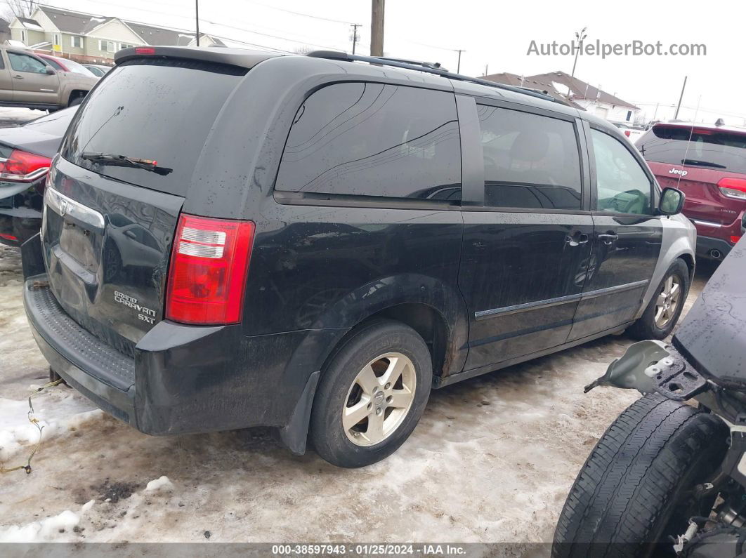 2009 Dodge Grand Caravan Sxt Black vin: 2D8HN54139R687578