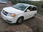 2009 Dodge Grand Caravan Sxt White vin: 2D8HN54149R605132