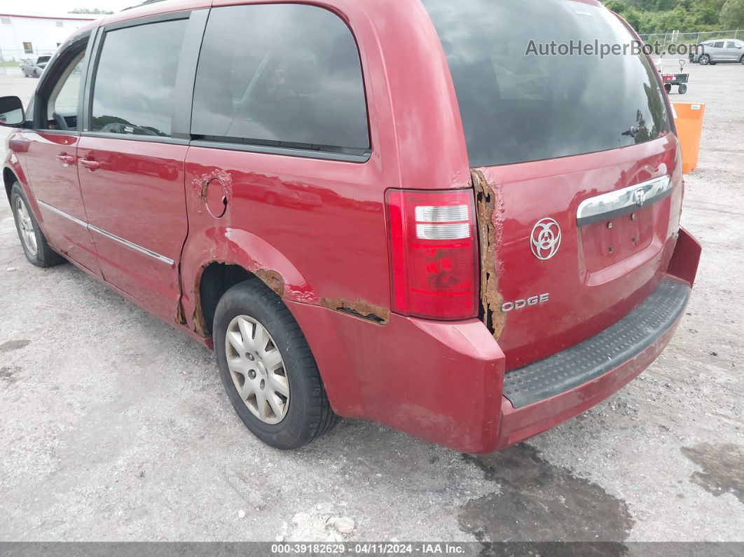 2009 Dodge Grand Caravan Sxt Red vin: 2D8HN54149R628880