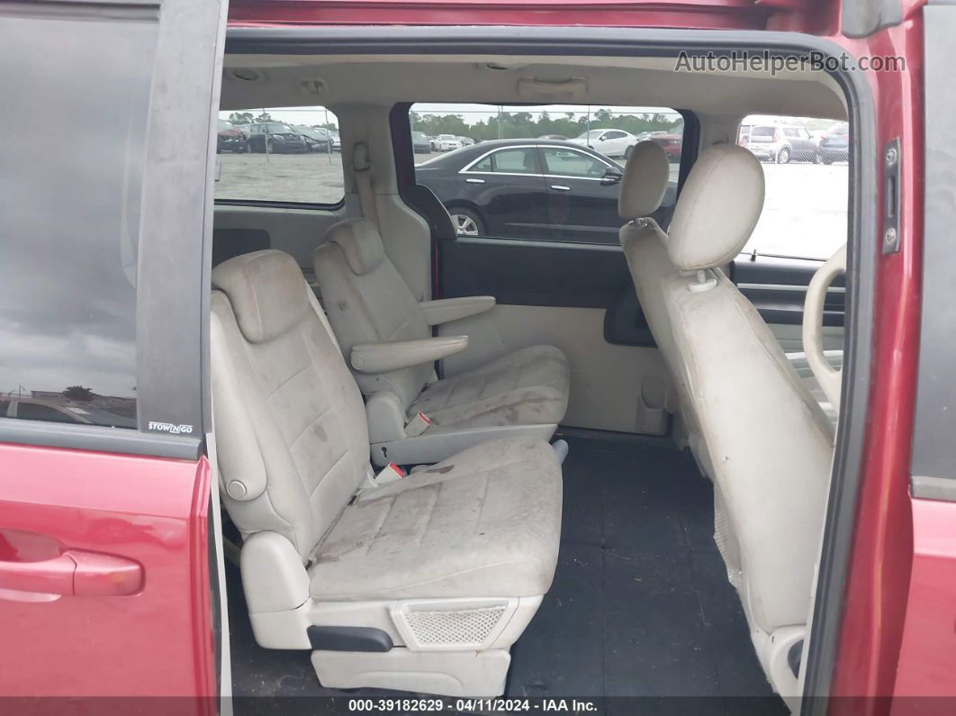 2009 Dodge Grand Caravan Sxt Красный vin: 2D8HN54149R628880